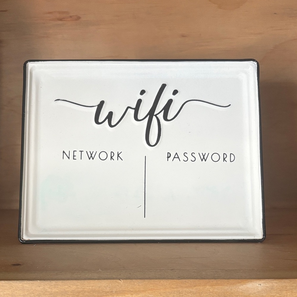 Hobby Lobby Black and White WiFi Display Sign